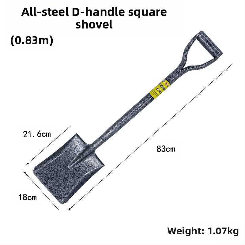 „Viskas viename“ plieninis kastuvas, pastorintas smailus kastuvas, kvadratinis kastuvas, geležinis kastuvas, daržovių sodinimo, žemės ūkio, mangano plieno, mažo dydžio kastuvas sodo įrankiams