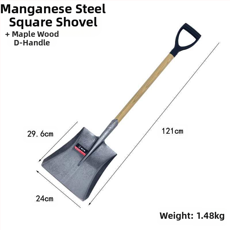 „Viskas viename“ plieninis kastuvas, pastorintas smailus kastuvas, kvadratinis kastuvas, geležinis kastuvas, daržovių sodinimo, žemės ūkio, mangano plieno, mažo dydžio kastuvas sodo įrankiams