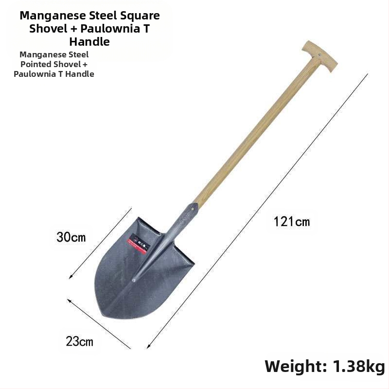 „Viskas viename“ plieninis kastuvas, pastorintas smailus kastuvas, kvadratinis kastuvas, geležinis kastuvas, daržovių sodinimo, žemės ūkio, mangano plieno, mažo dydžio kastuvas sodo įrankiams