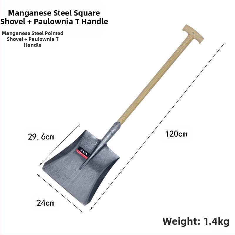 „Viskas viename“ plieninis kastuvas, pastorintas smailus kastuvas, kvadratinis kastuvas, geležinis kastuvas, daržovių sodinimo, žemės ūkio, mangano plieno, mažo dydžio kastuvas sodo įrankiams