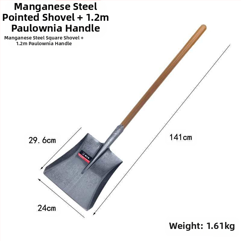 „Viskas viename“ plieninis kastuvas, pastorintas smailus kastuvas, kvadratinis kastuvas, geležinis kastuvas, daržovių sodinimo, žemės ūkio, mangano plieno, mažo dydžio kastuvas sodo įrankiams