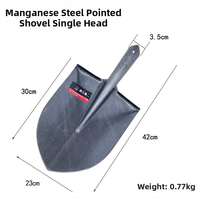 „Viskas viename“ plieninis kastuvas, pastorintas smailus kastuvas, kvadratinis kastuvas, geležinis kastuvas, daržovių sodinimo, žemės ūkio, mangano plieno, mažo dydžio kastuvas sodo įrankiams