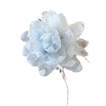 Σούπερ Νεράιδα Οργάντζα Λουλούδι Μαργαριταρένια Φουρκέτα Κλιπ Γλυκό Μόδας Κλιπ Καρχαρία Πίσω Κεφαλής Αξεσουάρ Μαλλιών