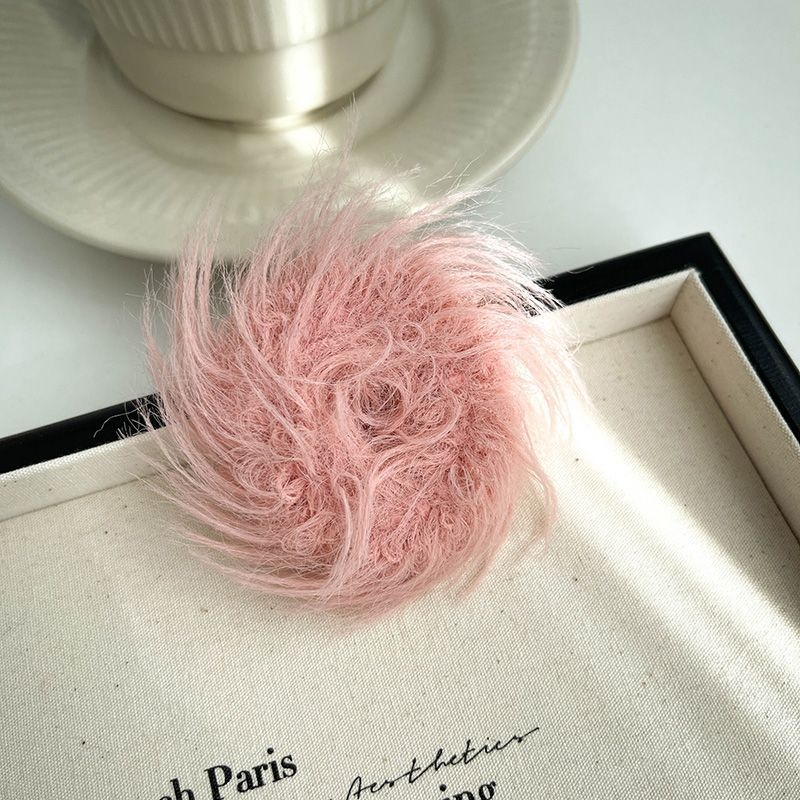 „Satin Sense“ storosios žarnos plaukų kilpos elegantiška virvelė moterims, paprasta apvali galva, universali, aukštos klasės, lengva, prabangi, balta.