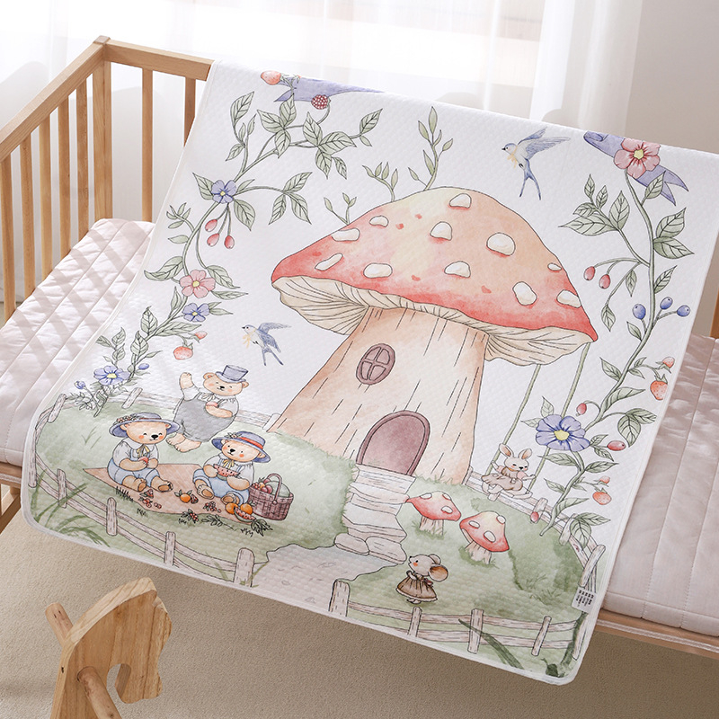 Unikalūs spausdinti naujagimio paklodės, grynos medvilnės lovelės, vandeniui atsparios, skalbiamos, kvėpuojančios, ištisos paklodės, padidintos, sauskelnės