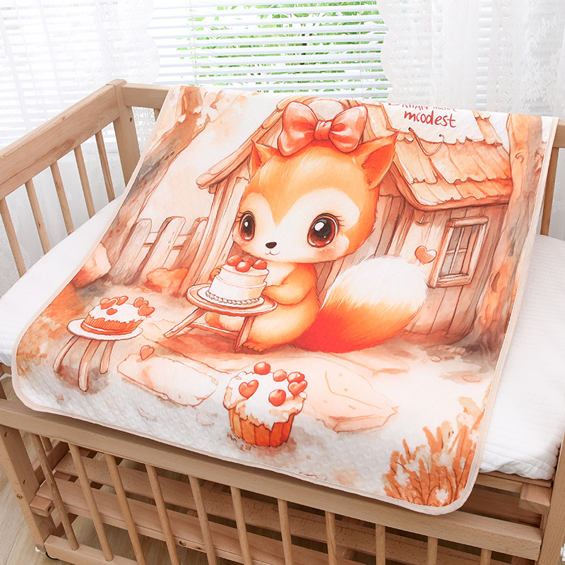 Unikalūs spausdinti naujagimio paklodės, grynos medvilnės lovelės, vandeniui atsparios, skalbiamos, kvėpuojančios, ištisos paklodės, padidintos, sauskelnės