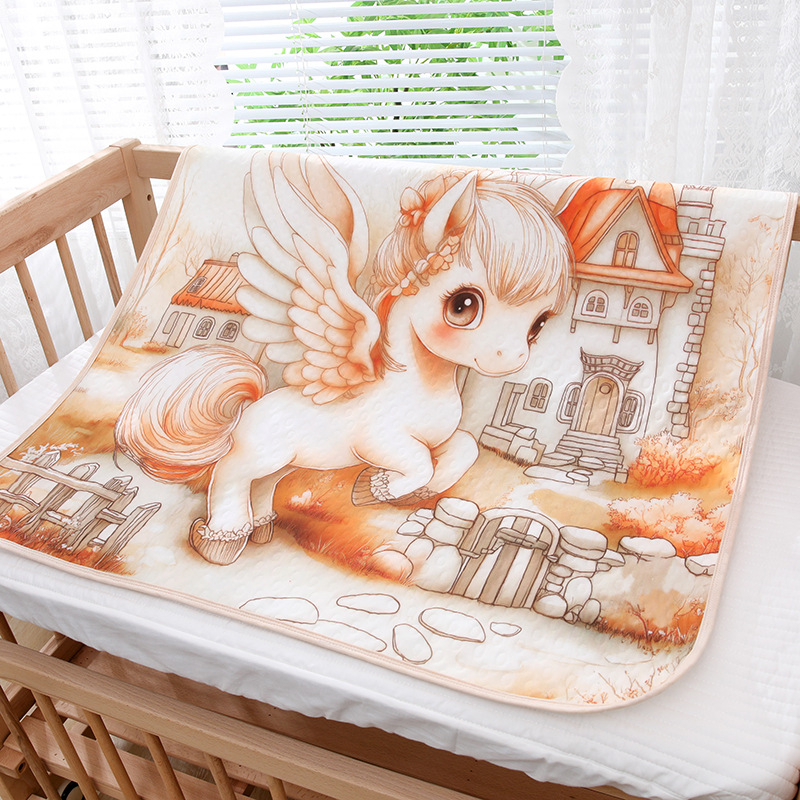 Unikalūs spausdinti naujagimio paklodės, grynos medvilnės lovelės, vandeniui atsparios, skalbiamos, kvėpuojančios, ištisos paklodės, padidintos, sauskelnės