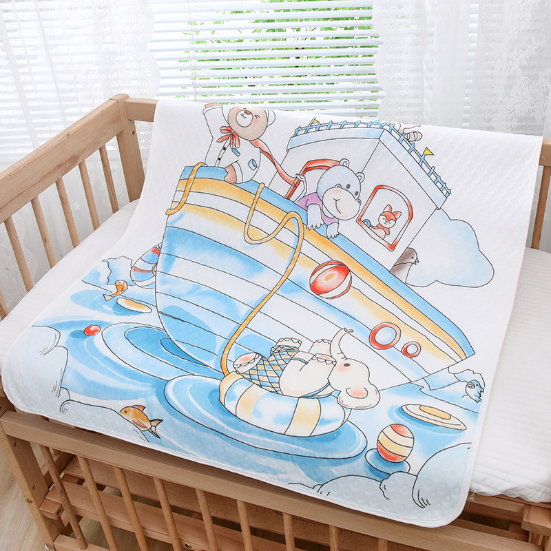 Unikalūs spausdinti naujagimio paklodės, grynos medvilnės lovelės, vandeniui atsparios, skalbiamos, kvėpuojančios, ištisos paklodės, padidintos, sauskelnės