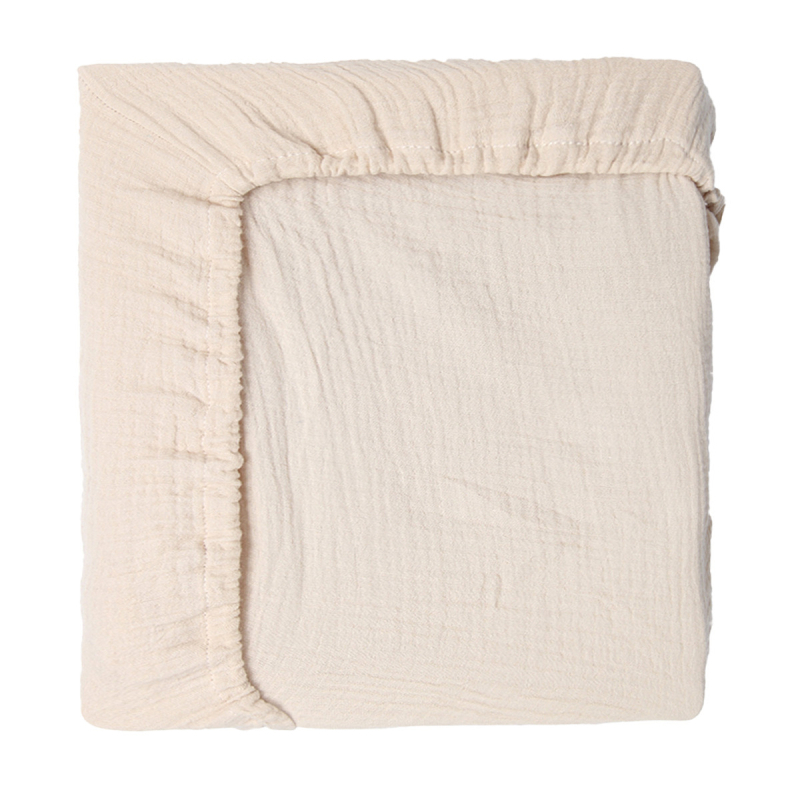 Gamykloje parduodamas sukurtų audinių kūdikių medvilninių verpalų lovos užtiesalų rinkinys, vienspalvis kūdikio lova, pilnai uždengta, dvisluoksnė medvilninių verpalų kvėpuojanti paklodė