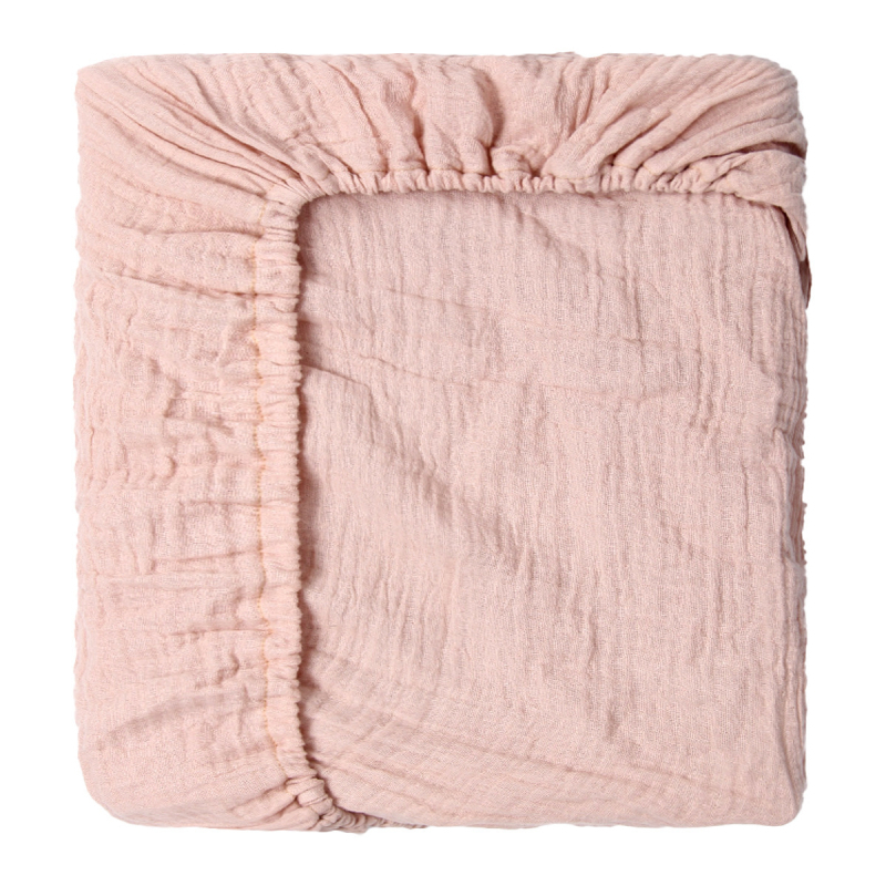 Gamykloje parduodamas sukurtų audinių kūdikių medvilninių verpalų lovos užtiesalų rinkinys, vienspalvis kūdikio lova, pilnai uždengta, dvisluoksnė medvilninių verpalų kvėpuojanti paklodė