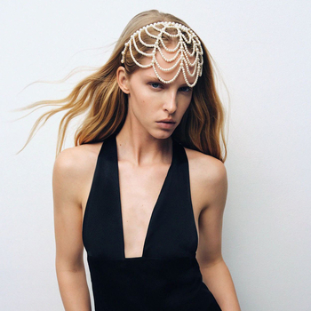 2023 Új gyöngyhálós fejfedő Fejpántos fejfedők Fejfedők Fejfedők Fejfedők