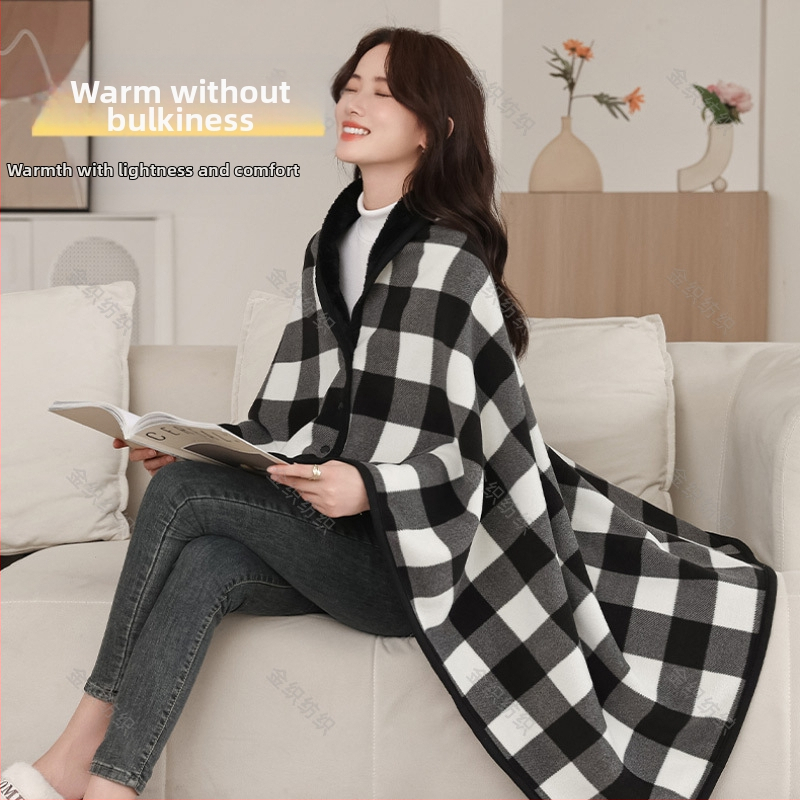 Piiriülene multifunktsionaalne kahekihiline paks fliisist salltekk vabaaja kontoritekk naiste soe salltekk pandlaga