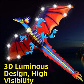 Dinozauru pūķis Pterozauru pūķis 2024. gada jauns LED gaismas pūķis bērniem pieaugušajiem multfilmu brīze