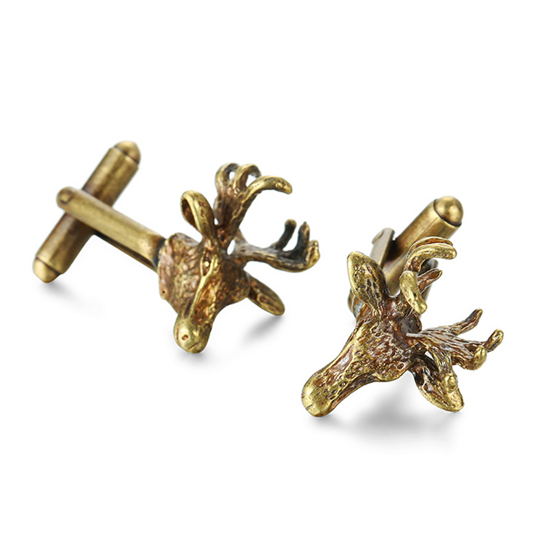 Francia ing mandzsettagombok réz anyagból, arany és ezüst kétszínű, kristály mandzsettagombok, mandzsettaszegek, golyó alakú teknős, szarvasfej, hal alakú mandzsettagomb