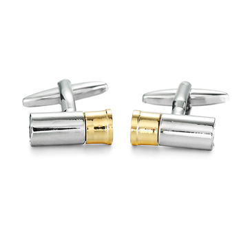 Μανικετόκουμπα γαλλικού πουκάμισου από χάλκινο υλικό, χρυσό και ασημί, δίχρωμο, μανικετόκουμπα από κρύσταλλο, μανικετόκουμπα με κεφαλή ελαφιού και ψάρι, με σφαίρα