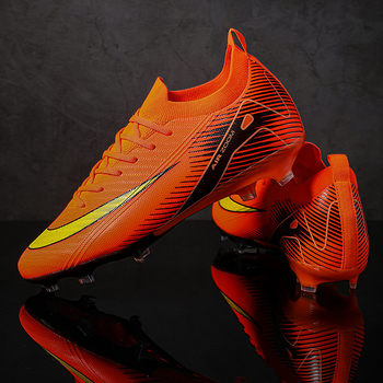 Nauji „Cross-Border Assassin 16“ vyriški futbolo bateliai, skirti pasaulio taurės žaidimams, austi žolės treniruočių bateliai, žemai iškirpti, ilgi dygliuoti.