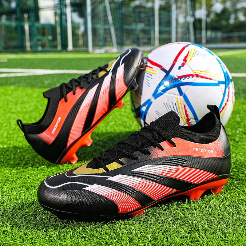 Nauji „Cross-Border Assassin 16“ vyriški futbolo bateliai, skirti pasaulio taurės žaidimams, austi žolės treniruočių bateliai, žemai iškirpti, ilgi dygliuoti.