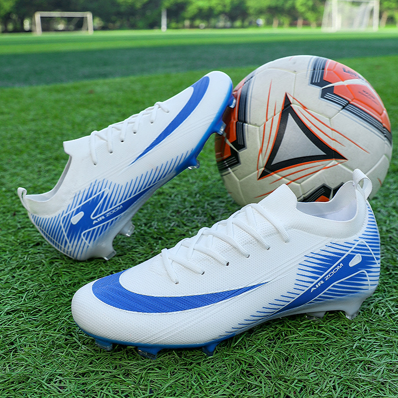 Nauji „Cross-Border Assassin 16“ vyriški futbolo bateliai, skirti pasaulio taurės žaidimams, austi žolės treniruočių bateliai, žemai iškirpti, ilgi dygliuoti.