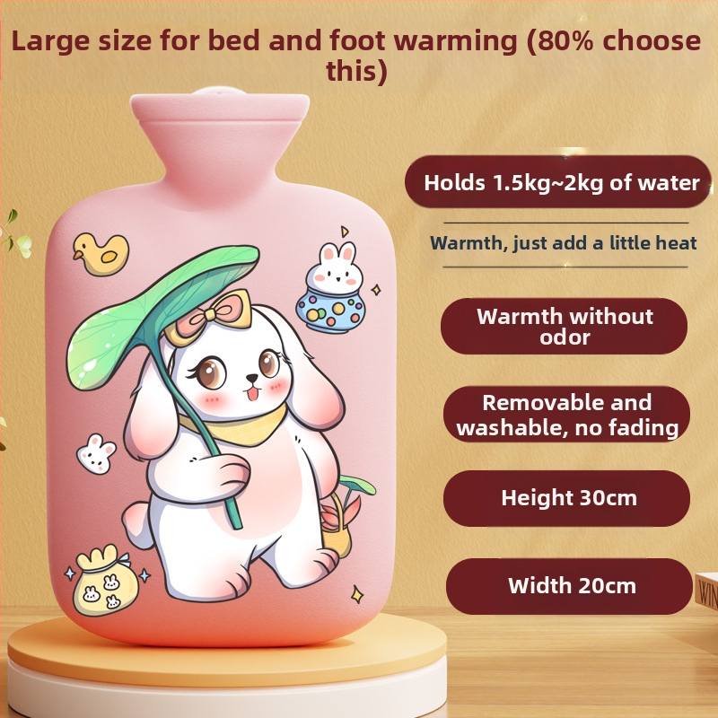 Piiriülese tootja multifilmidest valmistatud kuumaveepudeli täidetavad suured ja väikesed kuumaveekotid naistele kõhu ja käte soojendamiseks Amazonist