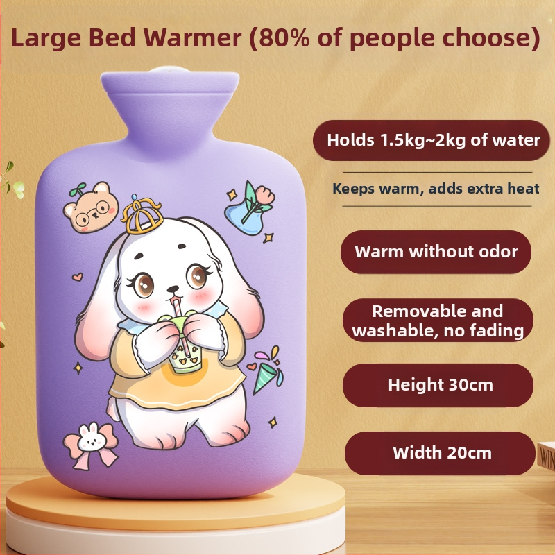 Piiriülese tootja multifilmidest valmistatud kuumaveepudeli täidetavad suured ja väikesed kuumaveekotid naistele kõhu ja käte soojendamiseks Amazonist