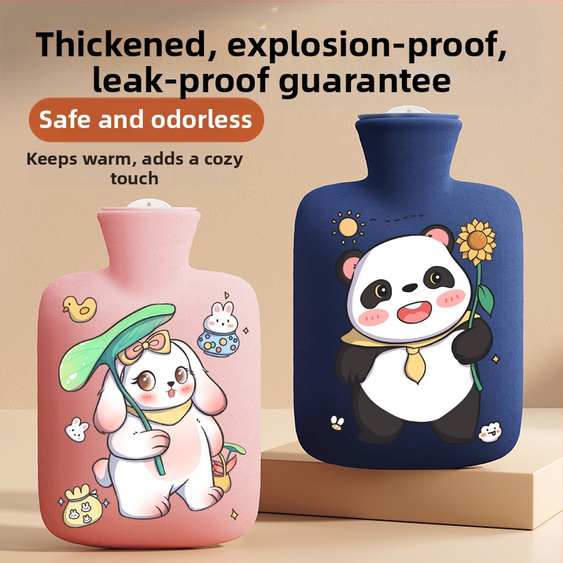 Piiriülese tootja multifilmidest valmistatud kuumaveepudeli täidetavad suured ja väikesed kuumaveekotid naistele kõhu ja käte soojendamiseks Amazonist