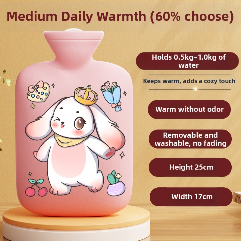 Piiriülese tootja multifilmidest valmistatud kuumaveepudeli täidetavad suured ja väikesed kuumaveekotid naistele kõhu ja käte soojendamiseks Amazonist