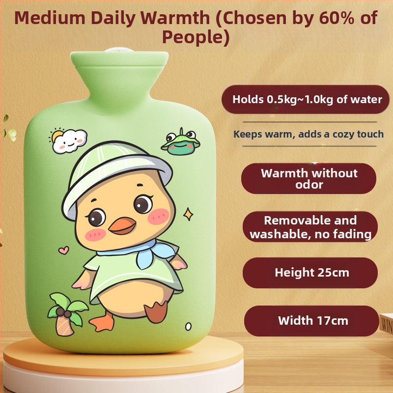 Piiriülese tootja multifilmidest valmistatud kuumaveepudeli täidetavad suured ja väikesed kuumaveekotid naistele kõhu ja käte soojendamiseks Amazonist