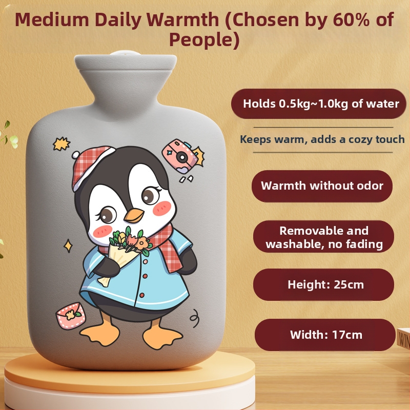 Piiriülese tootja multifilmidest valmistatud kuumaveepudeli täidetavad suured ja väikesed kuumaveekotid naistele kõhu ja käte soojendamiseks Amazonist