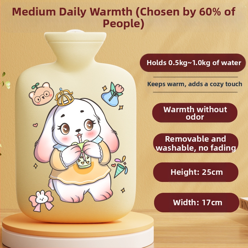 Piiriülese tootja multifilmidest valmistatud kuumaveepudeli täidetavad suured ja väikesed kuumaveekotid naistele kõhu ja käte soojendamiseks Amazonist