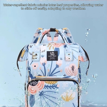 Νέα αδιάβροχη τσάντα πλάτης για μαμάδες, μεγάλης χωρητικότητας και πολλαπλών λειτουργιών, για τις μητέρες και το μωρό τους στις εξόδους τους