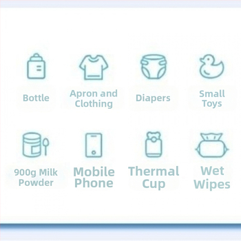 Νέα αδιάβροχη τσάντα πλάτης για μαμάδες, μεγάλης χωρητικότητας και πολλαπλών λειτουργιών, για τις μητέρες και το μωρό τους στις εξόδους τους