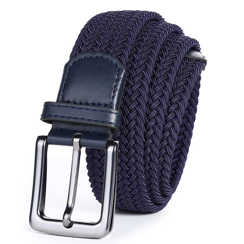 Dropshipping Υψηλής ποιότητας επαγγελματική υφασμένη ζώνη ανδρών χονδρικής γκολφ ελαστική ελαστική υφασμένη ζώνη καμβά