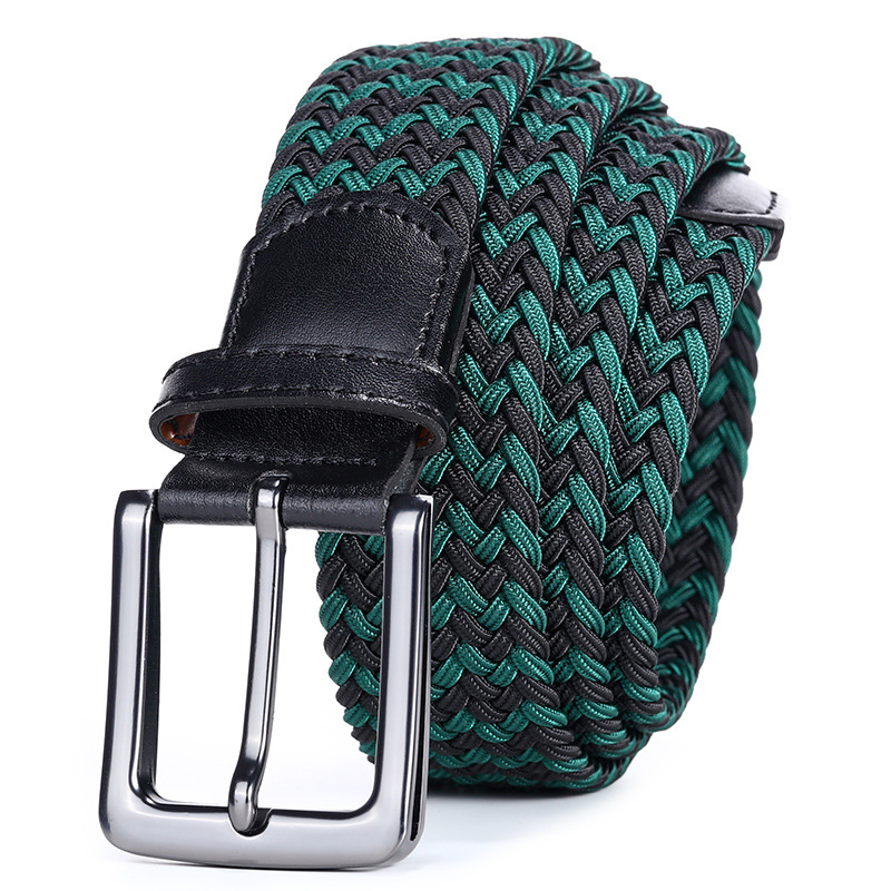 Dropshipping Υψηλής ποιότητας επαγγελματική υφασμένη ζώνη ανδρών χονδρικής γκολφ ελαστική ελαστική υφασμένη ζώνη καμβά