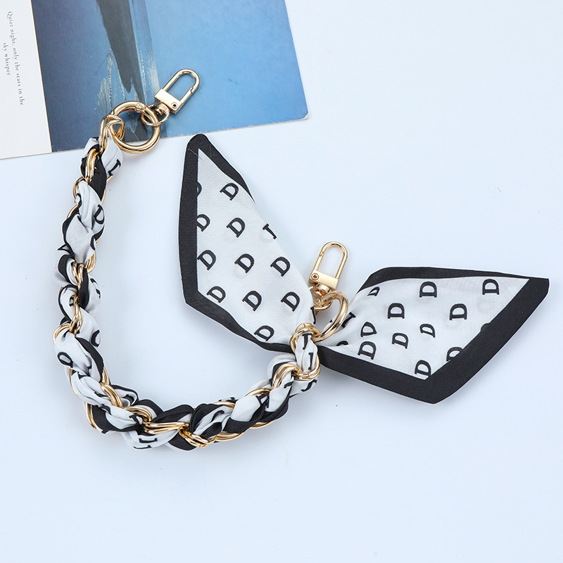 Metalna kopča za mobilni telefon, lanac za mobilni telefon, vrpca za zglob, kratki lanac za futrolu za mobilni telefon, viseći lanac, svileni šal, ručno tkana torba, ukras