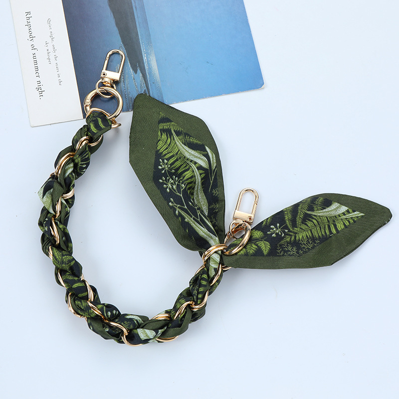 Metalna kopča za mobilni telefon, lanac za mobilni telefon, vrpca za zglob, kratki lanac za futrolu za mobilni telefon, viseći lanac, svileni šal, ručno tkana torba, ukras