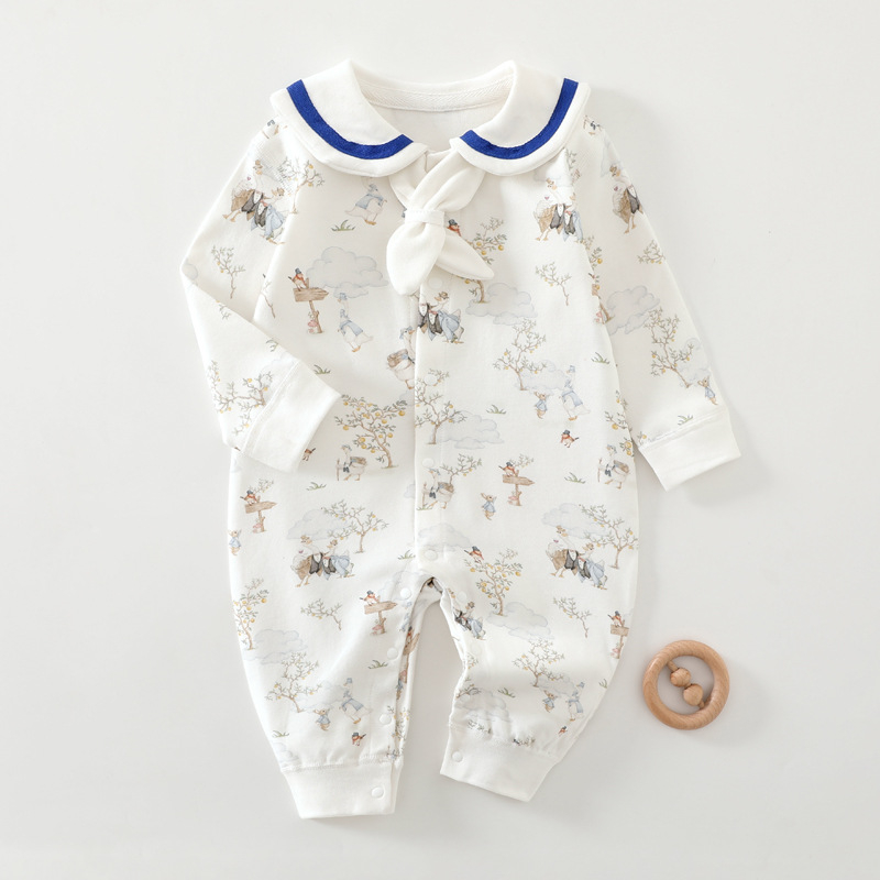 Dječji kombinezon, bez kostiju, četiri godišnja doba, klasa A, pamučni rever s dugim rukavima, dječja odjeća za penjanje, odijelo za penjanje