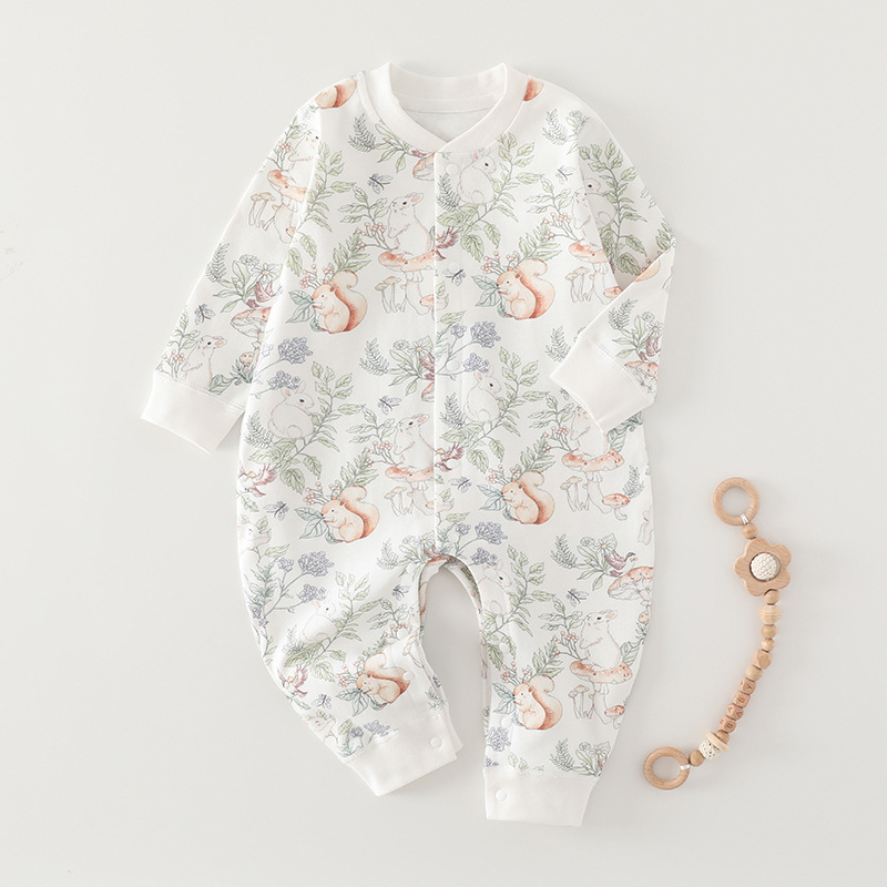 Dječji kombinezon, bez kostiju, četiri godišnja doba, klasa A, pamučni rever s dugim rukavima, dječja odjeća za penjanje, odijelo za penjanje