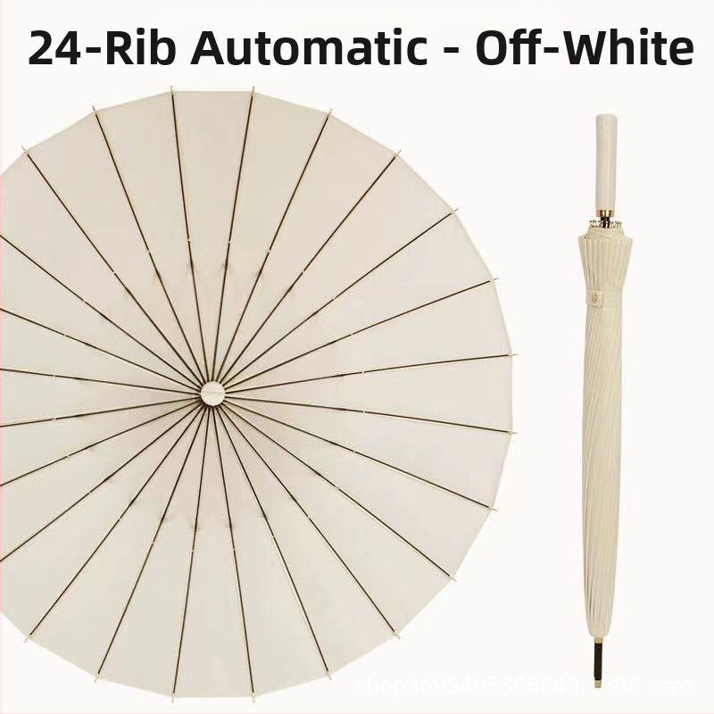 Голф чадър с дълга дръжка и водоустойчив капак, полуавтоматично отваряне и затваряне, автомобилен чадър с права дръжка, силен, устойчив на вятър, черен гумен слънцезащитен крем.