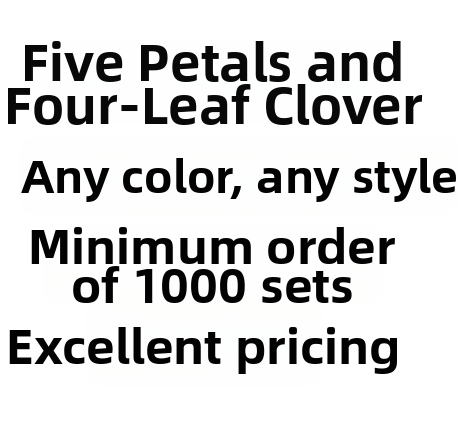 Bijuterii noi pentru femei, cu cinci frunze de flori, la modă, norocoase, costum transfrontalier, colier, brățară, cercei, costum pentru femei