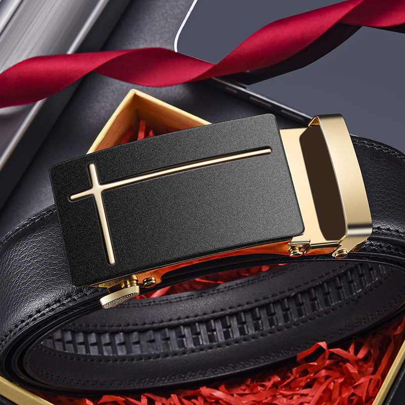 2025 új, kiváló minőségű öv, férfi klasszikus üzleti automata csatos öv, dombornyomott logóval ellátott férfi öv, nadrágszár