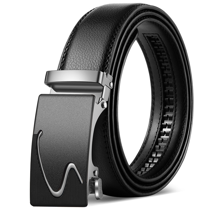 2025 új, kiváló minőségű öv, férfi klasszikus üzleti automata csatos öv, dombornyomott logóval ellátott férfi öv, nadrágszár