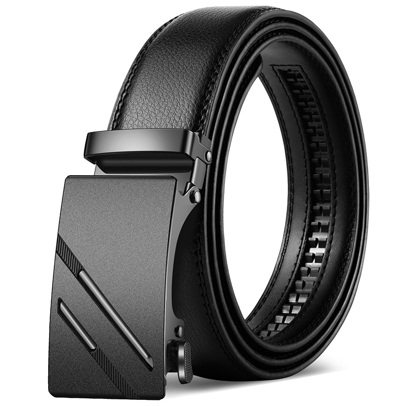 2025 új, kiváló minőségű öv, férfi klasszikus üzleti automata csatos öv, dombornyomott logóval ellátott férfi öv, nadrágszár