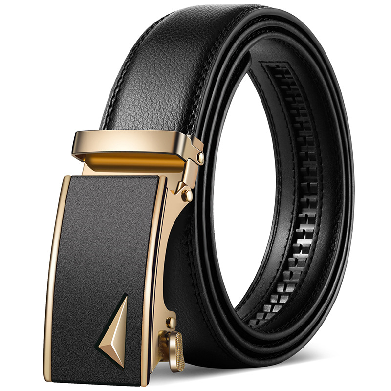 2025 új, kiváló minőségű öv, férfi klasszikus üzleti automata csatos öv, dombornyomott logóval ellátott férfi öv, nadrágszár