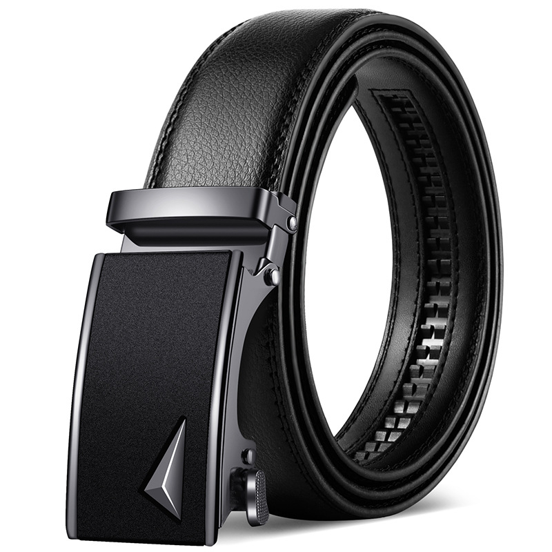2025 új, kiváló minőségű öv, férfi klasszikus üzleti automata csatos öv, dombornyomott logóval ellátott férfi öv, nadrágszár