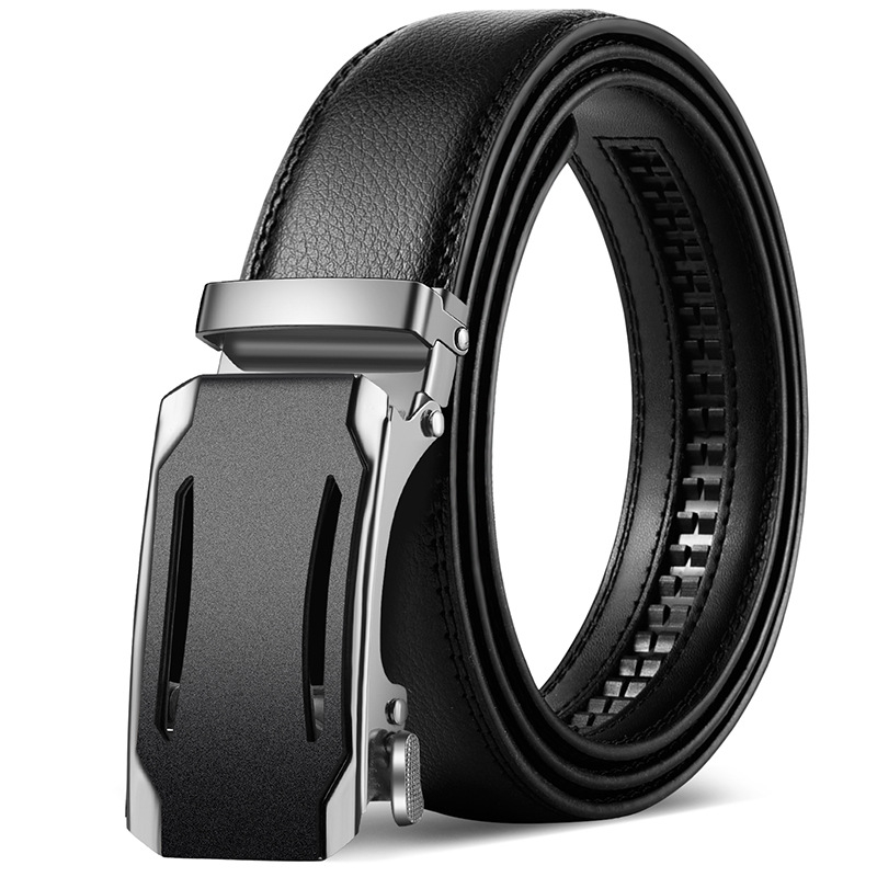 2025 új, kiváló minőségű öv, férfi klasszikus üzleti automata csatos öv, dombornyomott logóval ellátott férfi öv, nadrágszár