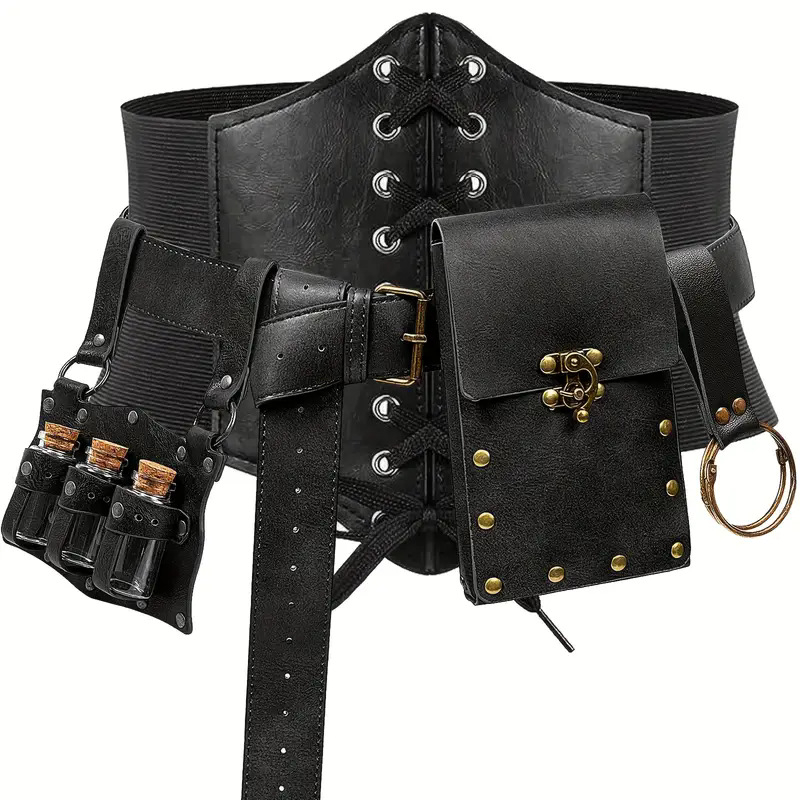 Amazoni sama stiilis steampunk-mobiiltelefoni kott keskaegne kottvöö renessanss cosplay rõivaste aksessuaarid