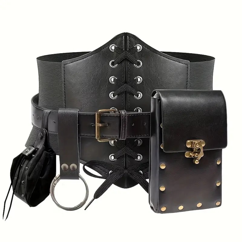 Amazoni sama stiilis steampunk-mobiiltelefoni kott keskaegne kottvöö renessanss cosplay rõivaste aksessuaarid