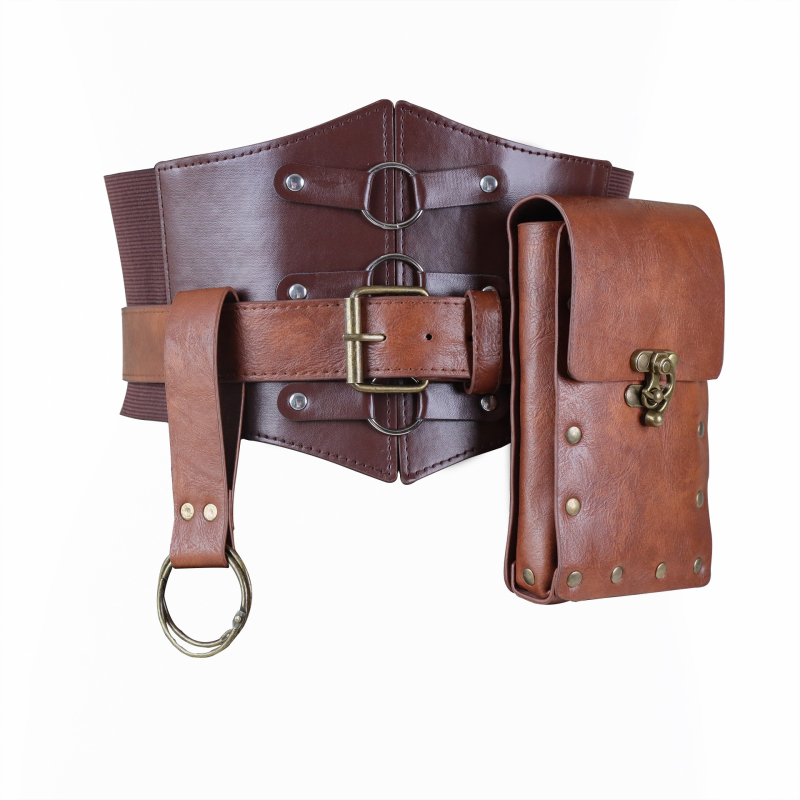 Amazoni sama stiilis steampunk-mobiiltelefoni kott keskaegne kottvöö renessanss cosplay rõivaste aksessuaarid