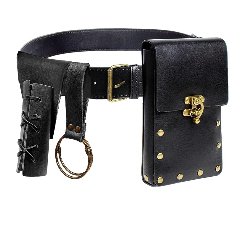 Amazoni sama stiilis steampunk-mobiiltelefoni kott keskaegne kottvöö renessanss cosplay rõivaste aksessuaarid