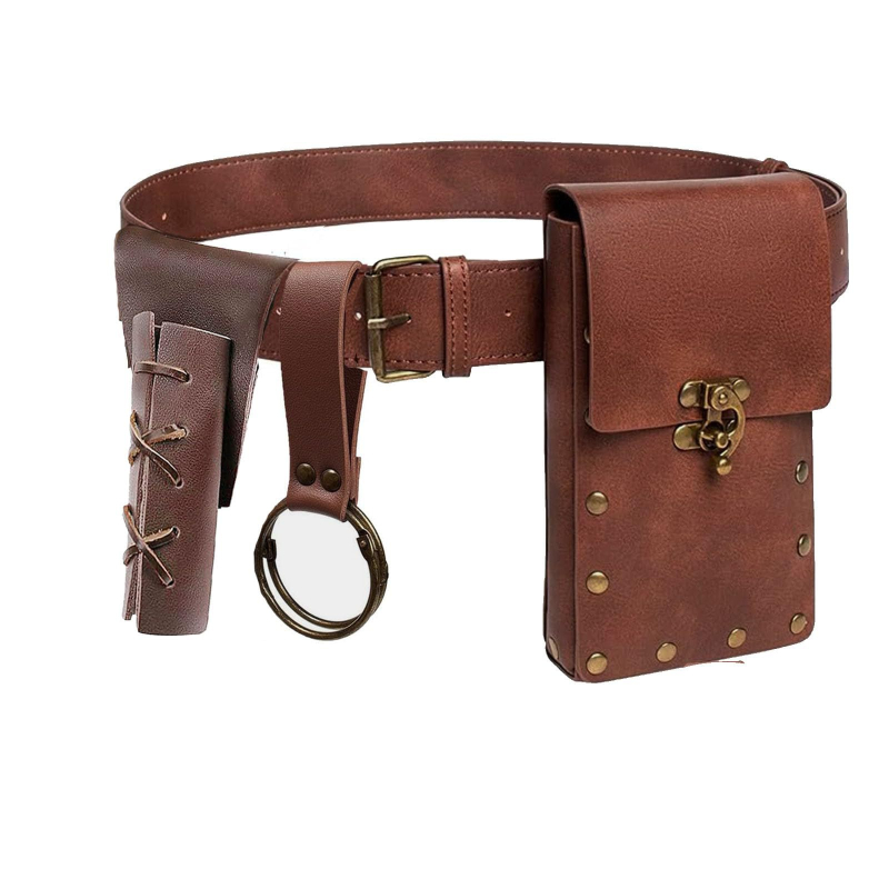 Amazoni sama stiilis steampunk-mobiiltelefoni kott keskaegne kottvöö renessanss cosplay rõivaste aksessuaarid